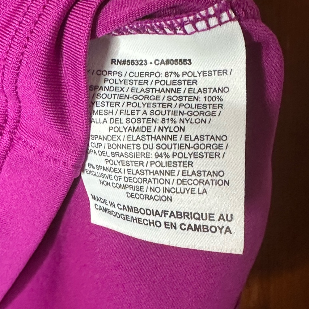 Women’s Purple Nike Athletic Tank Top - Picture 3 of 3